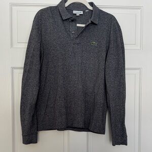 Lacoste Men's Charcoal Polo Shirt